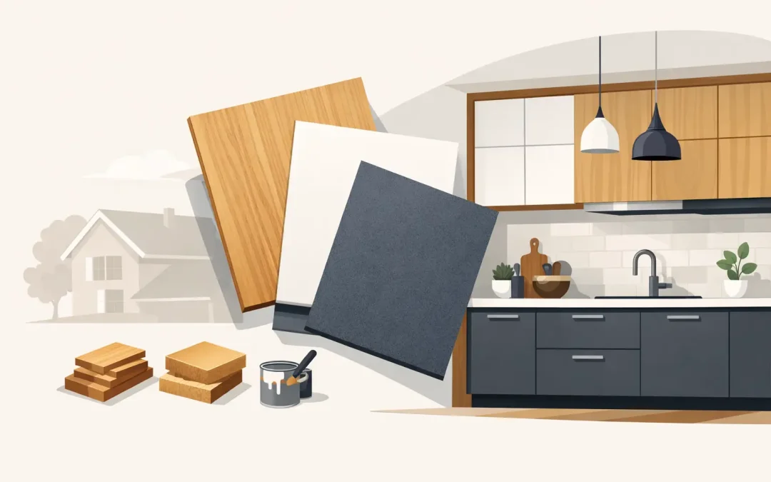 What Are Kitchen Cabinets Made Of in New Homes?